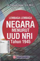 Lembaga-Lembaga Negara Menurut UUD NRI Tahun 1945