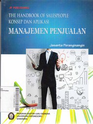 The Handbook of Salespeople Konsep dan Aplikasi Manajemen Penjualan
