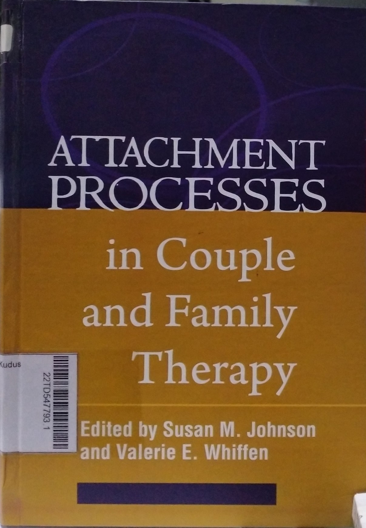 Attachment Processes : in Couple and Family Therapy
